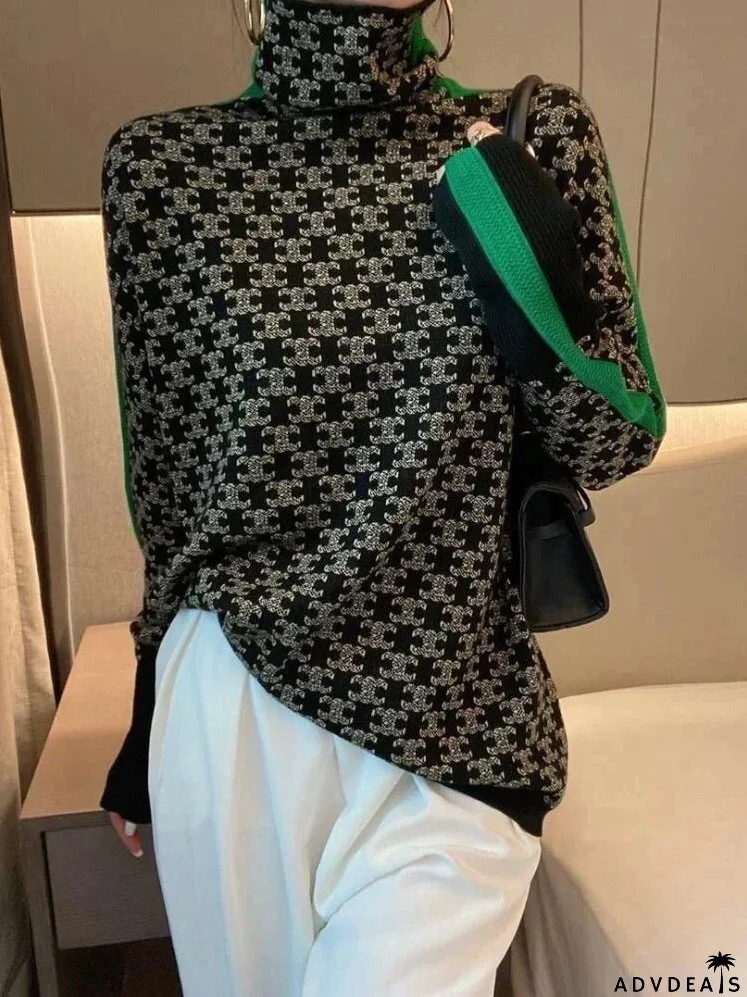 Stylish and elegant winter sweater