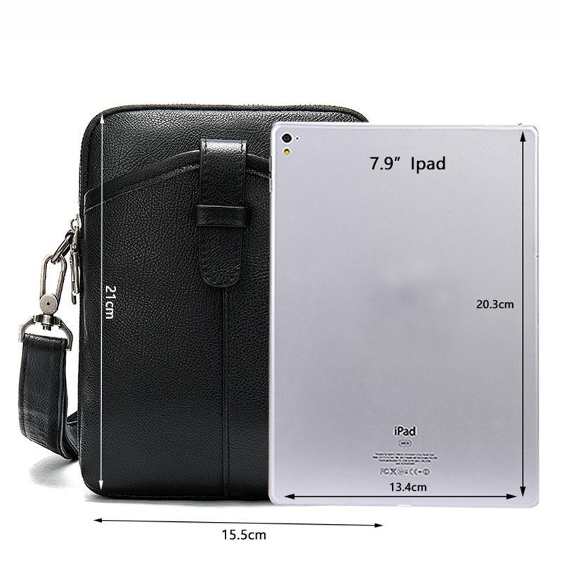 Vintage Soft Comfy Leather Messenger Bags Casual Crossbody Bags