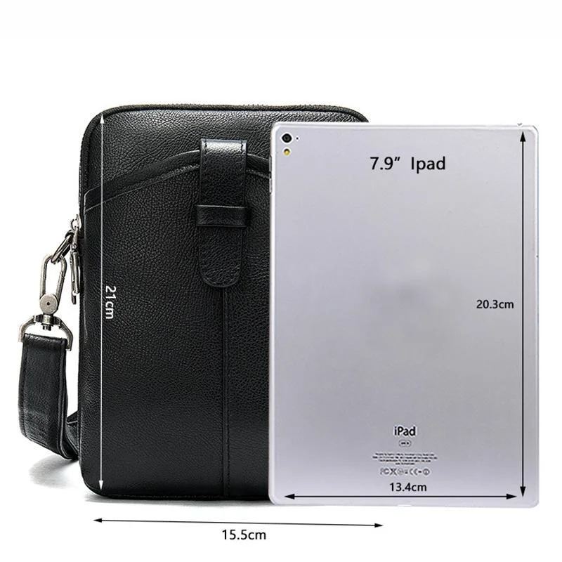 Vintage Soft Comfy Leather Messenger Bags Casual Crossbody Bags