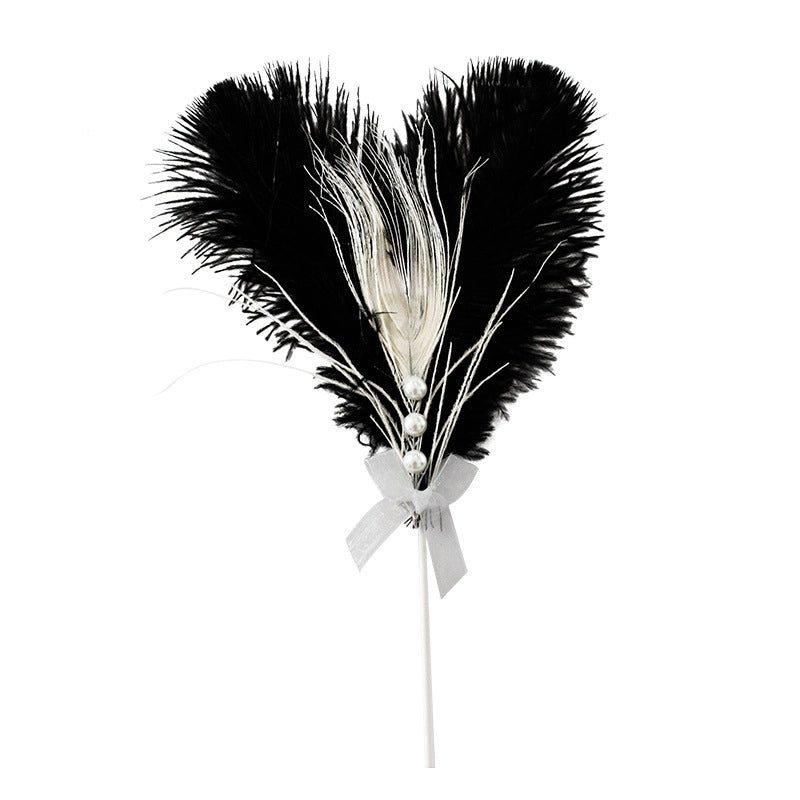 Minimalist Classic Style Feather Cloth Holiday Daily Cake Decorating Supplies