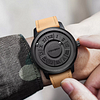 Cool Magnetic Levitation Watch, Men's Quartz Watch Without Mirror Magnetic Bead Dial Steel Men's watch, Magnetic Bead Analog Watch, Unique Pointer Design, Casual Fashion Waterproof Men's Watch