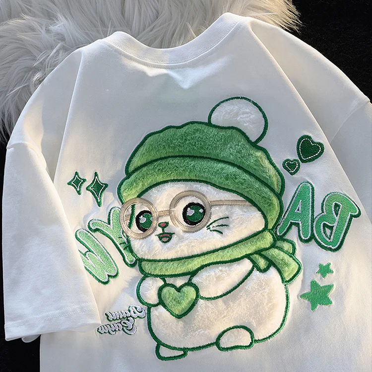 Kawaii Rabbit Bunny Summer T-shirt weebmemes