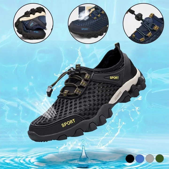 Men Hiking Shoes Breathable Outdoor Sneakers