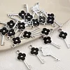 Cool Silver Black Alloy Pendants DIY Fashion Accessories