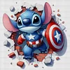 Disney Stitch - 11CT Stamped Cross Stitch - 40*40cm - Disney