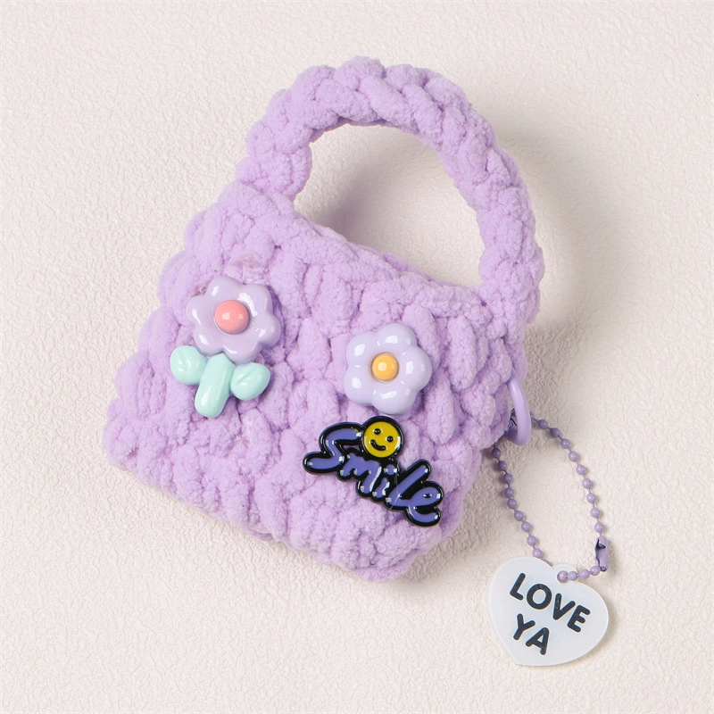 Girl’S Polyester Flower Minimalist Square Zipper