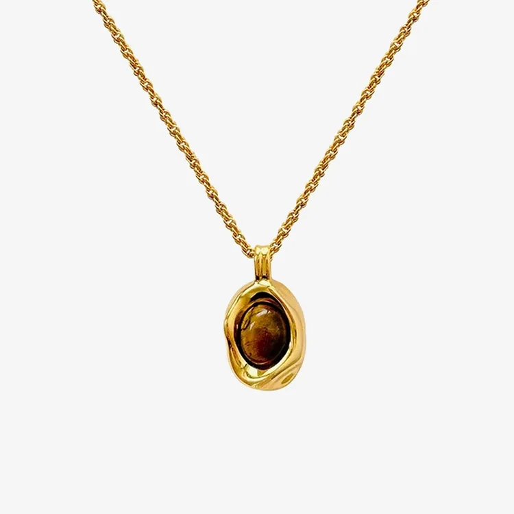 For Daughter - I'm Always With You Tiger Eye Necklace