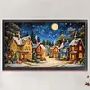 Starry Night In A European Town-11CT Stamped Cross Stitch 50*85cm/19.69*33.46in(Big Size) tapestrymarket