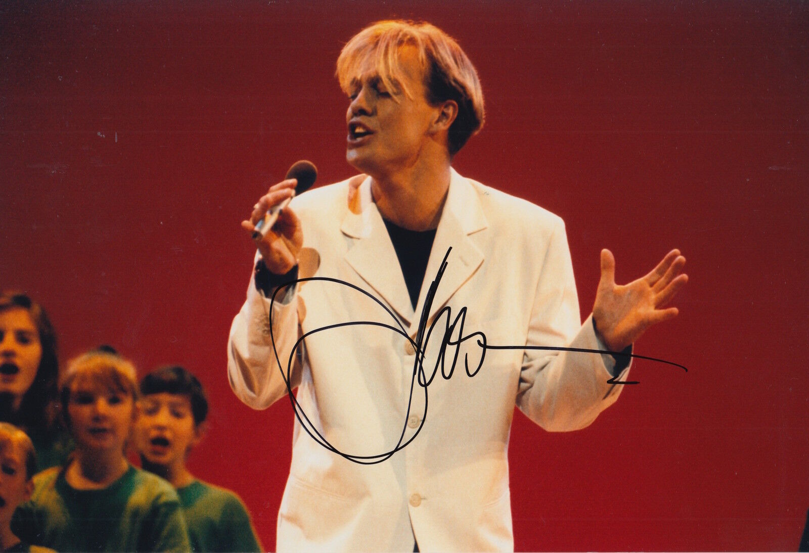 Jason Donovan Hand Signed 12x8 Photo Poster painting Especially for You Kylie Minogue 3.