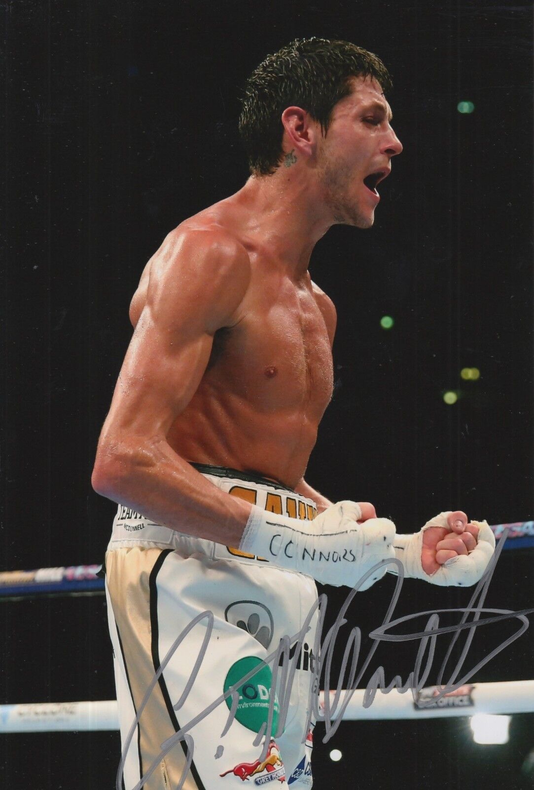 GAVIN MCDONNELL HAND SIGNED 12X8 BOXING Photo Poster painting.