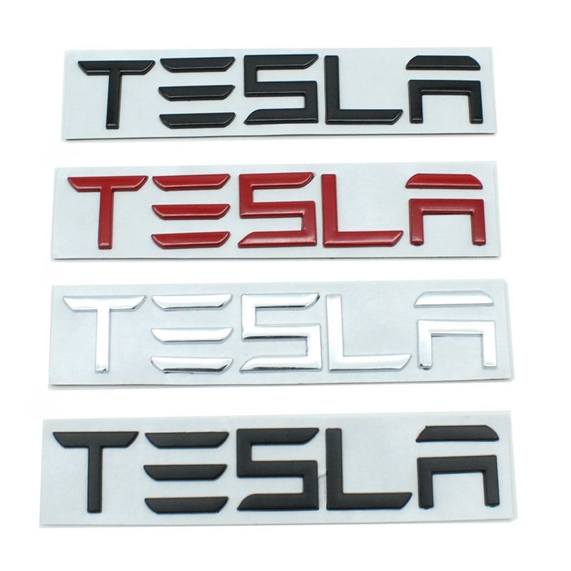 3D Metal for Tesla Model X Model 3 Model S Model Y Stickers Decals emblem badge  dxncar