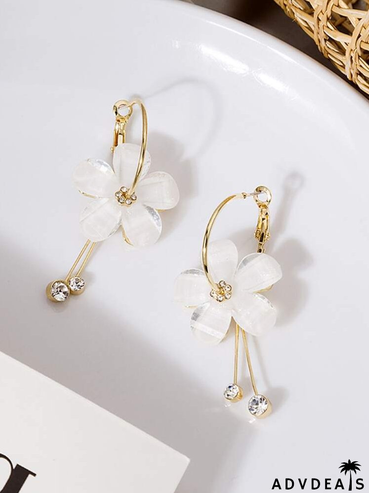 Flower Drop Earrings