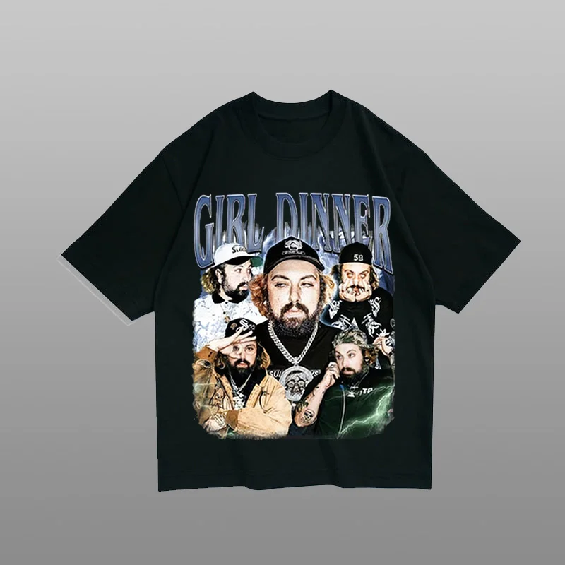 Rap Boy Band Tour Printed Oversized T-shirts