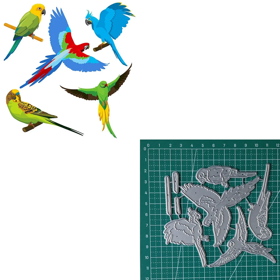 Flower Grass Set Paper Cut Metal Craft Dies Card Making Stencils Diy Manual Scrapbooking New Embossing Dies 2021