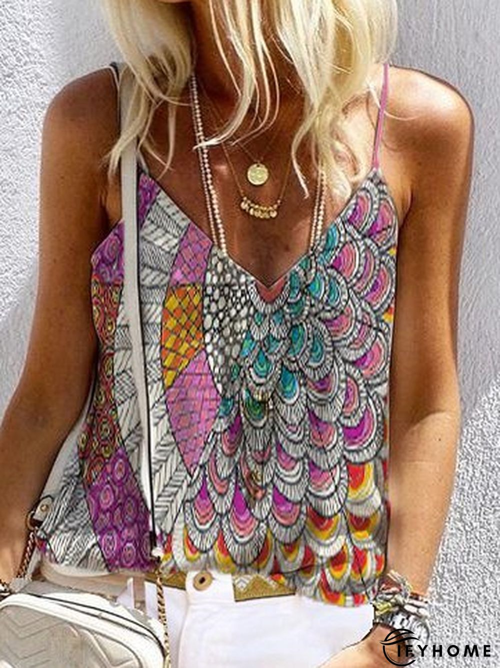 Spaghetti Cotton Casual Shift Tops | IFYHOME