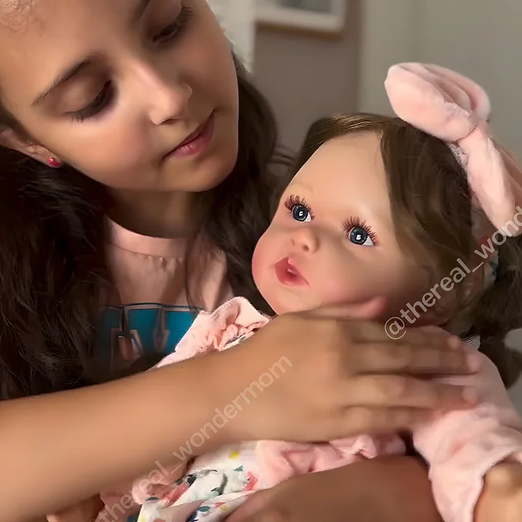 Babeside Quiet Reborn Baby Candy 22" Freckled Girl  Building Lovely Memories