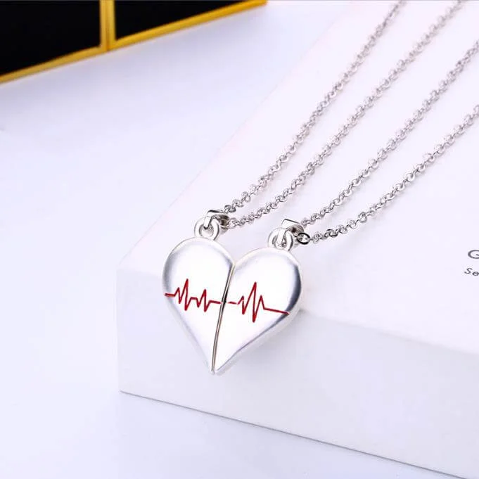 Heartbeat Necklace Magnetic