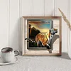 Diamond Painting -DIY Round Drill Tiger(50*50 CM)