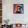 (40*40cm)DIY Round Partial AB Drill Diamond Painting - Colourful Bear