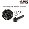 AMK RC Bevel Gear, 30/8T Heavy Duty Overdrive Bevel Gear Set for 1/10 RC Crawler Axial SCX10 II AR44/45 Capra Portal Axle Spare Parts