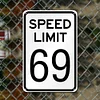 Speed Limit 69 - Vintage Metal Signs - 20*30cm/30*40cm - Warning