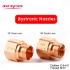Bystronic Laser Nozzles OEM NK / HK Series Single/Double Layer Caliber 0.8-4.0mm Thread M10 for Fiber Cutting Head HK15 3-01912