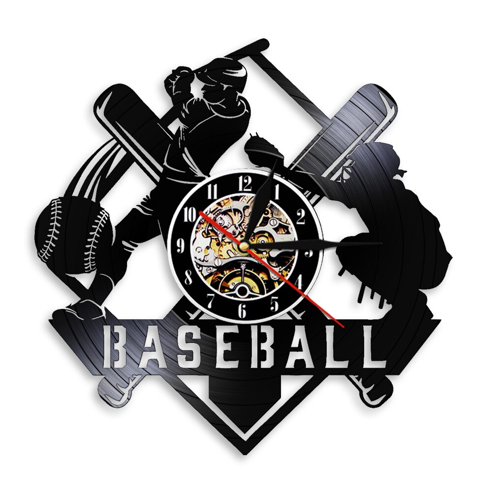 

Baseball - Vinyl Record Wall Clock - Without LED, 501 Original