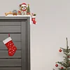 (US Local)Wooden Christmas Dog DIY Diamond Painting Door Topper Decor for Party Ornament