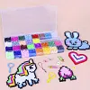 5Mm 29 color Perler Beads Tool Kit Fuse Vibrant Color Fuse Melting Beads Set Suitable for Pixel Puzzle Beads Making Kit Crafting Supplies Artwork