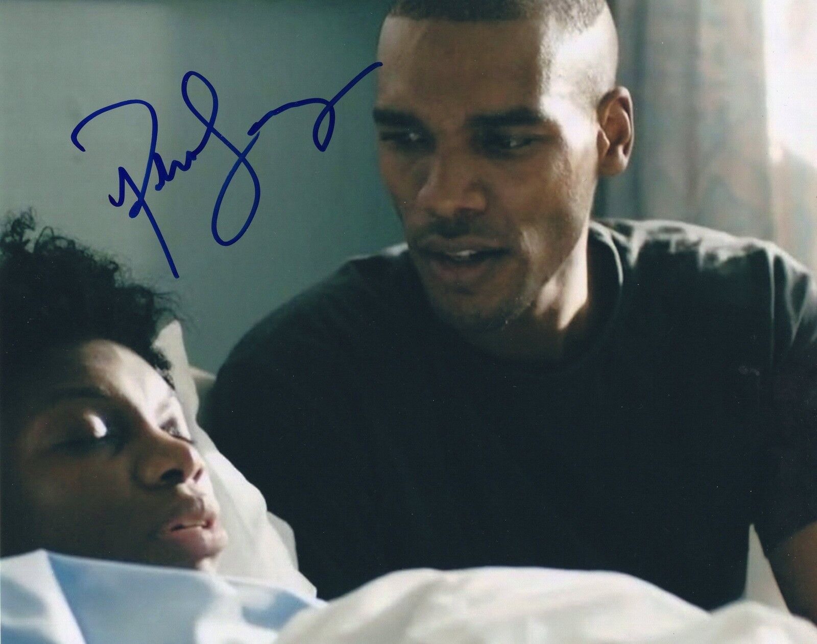 Parker Sawyers signed Southside with You 8x10 Photo Poster painting w/COA Barack Obama #4