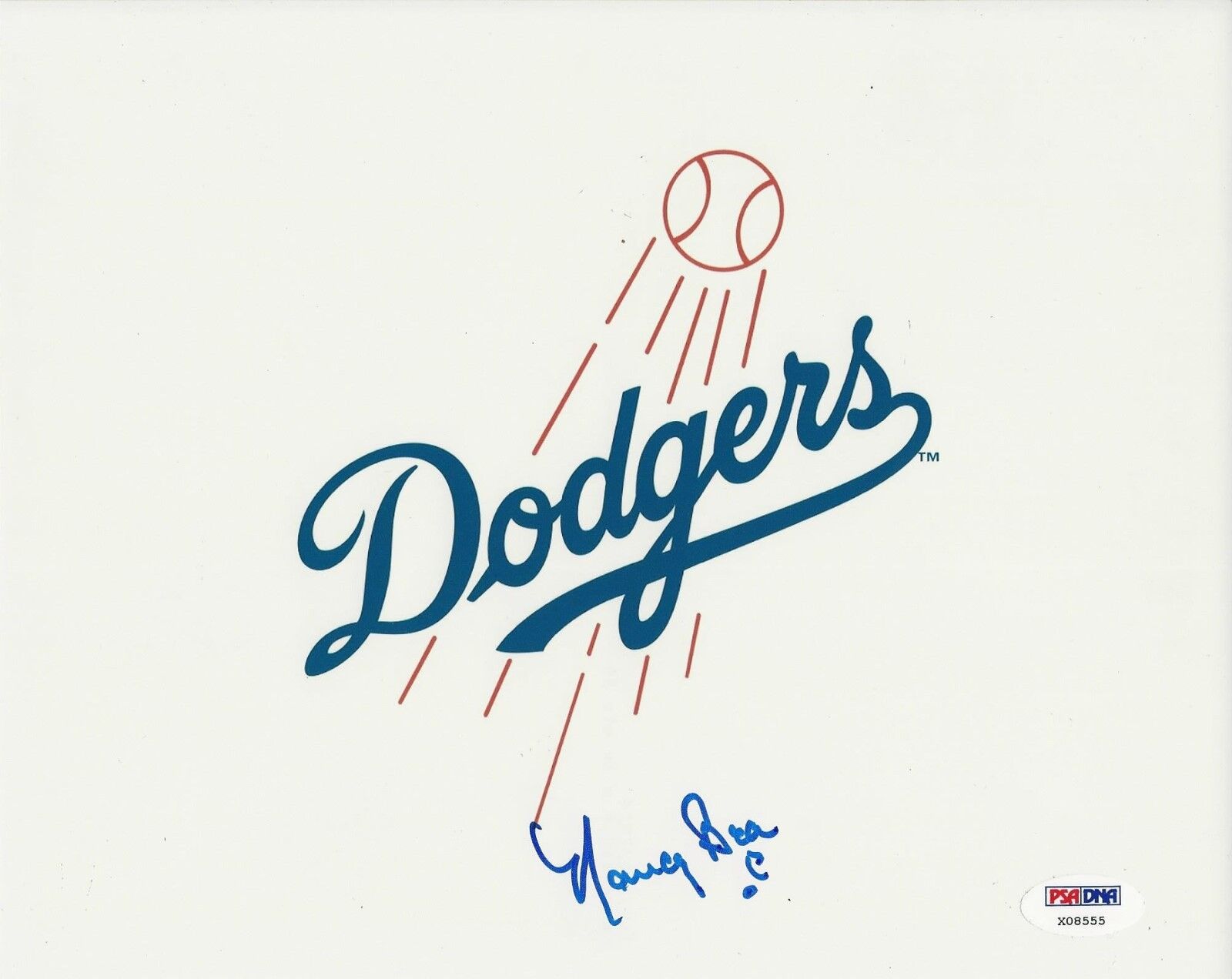 Nancy Bea Hefley Dodgers signed 8x10 Photo Poster painting PSA/DNA #X08555