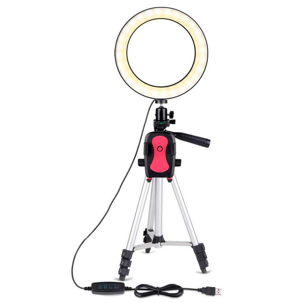 

7.9 inch Studio Phone Video LED Ring Light Dimmable Fill-in Light+Tripod, 501 Original