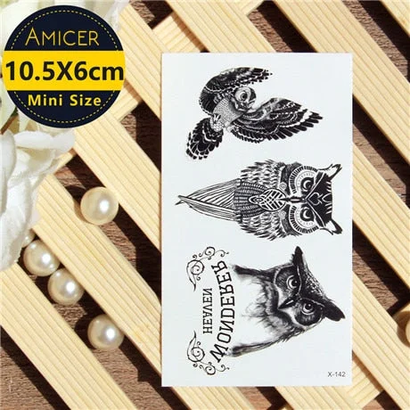 Waterproof Temporary 3d Tattoos sticker on body art color tattoo Cat fake glitter tattoo flash women tattoo for girl
