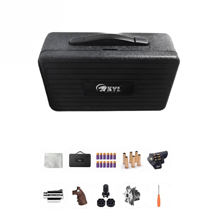 XYL ZP5 Revolver Dart Blaster – 25ft Range, Western Design