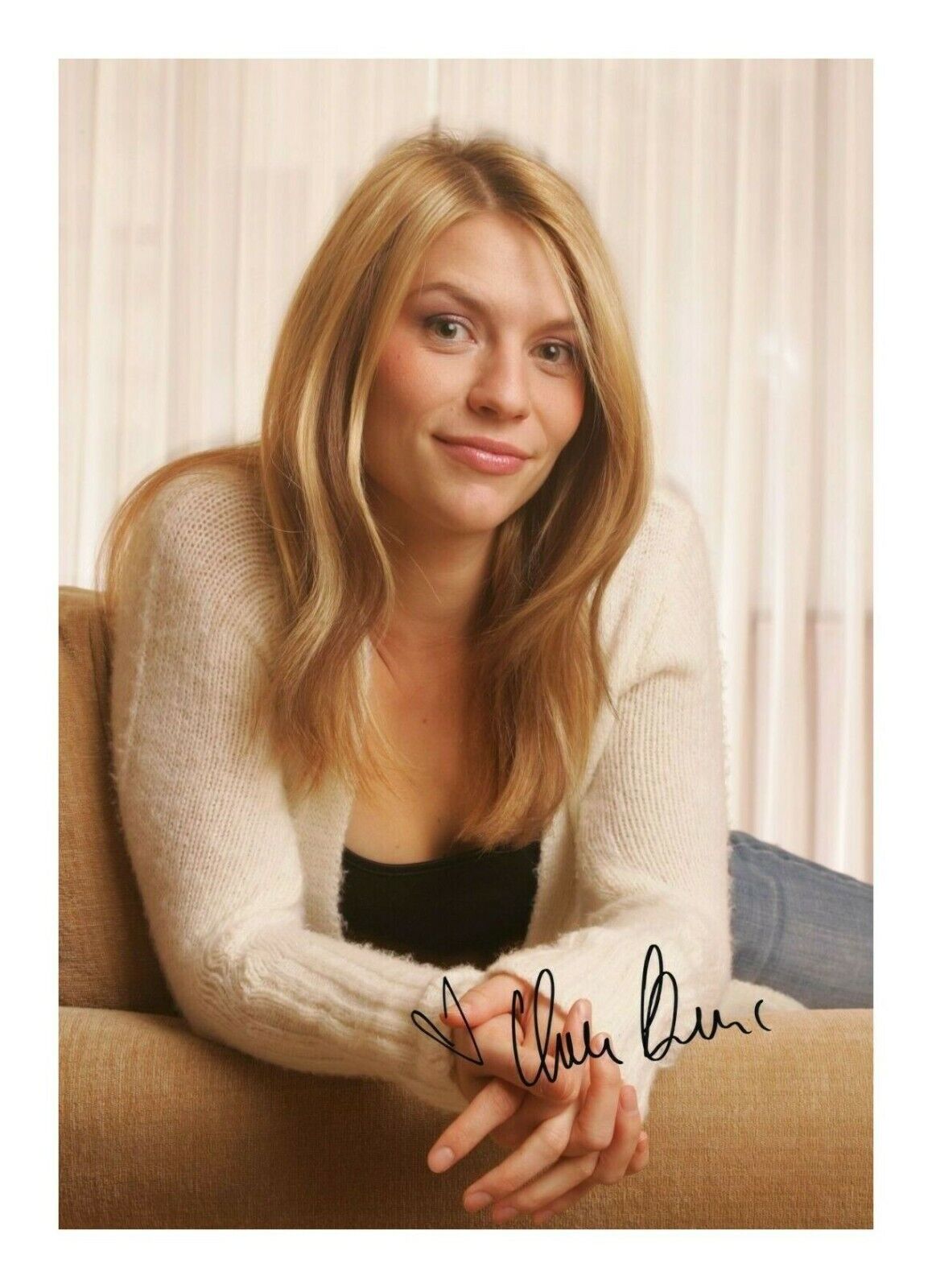 CLAIRE DANES AUTOGRAPH SIGNED PP Photo Poster painting POSTER