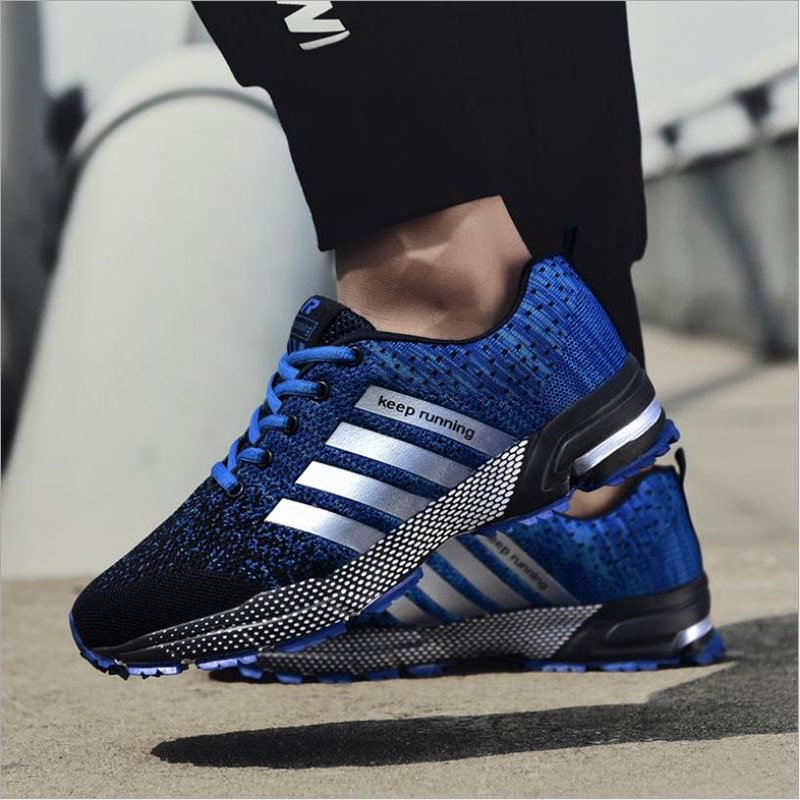 Yyvonne Running Shoes Fashion Large Size Sports Shoes Popular Men's Casual Shoes Comfortable Women's Sneakers Size 35-47