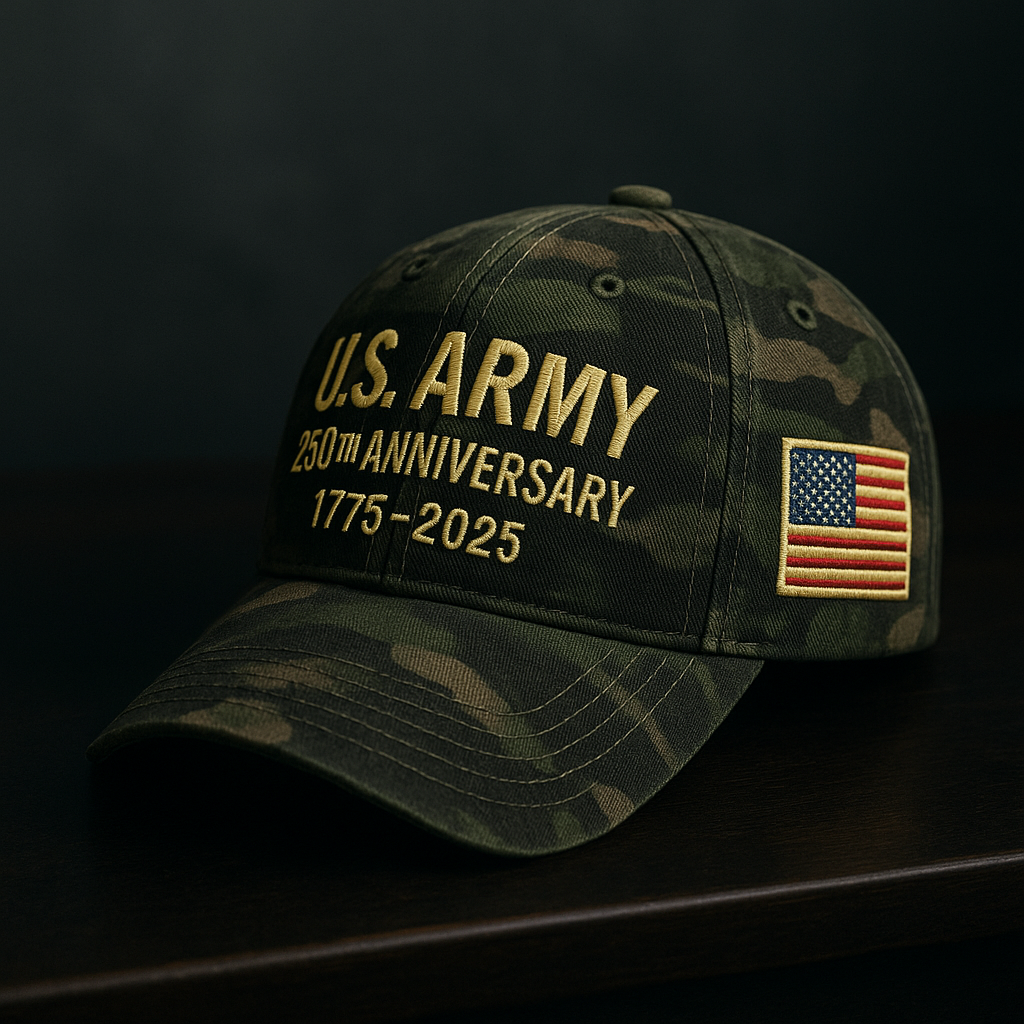 U.S. Army 250th Anniversary Camo Cap