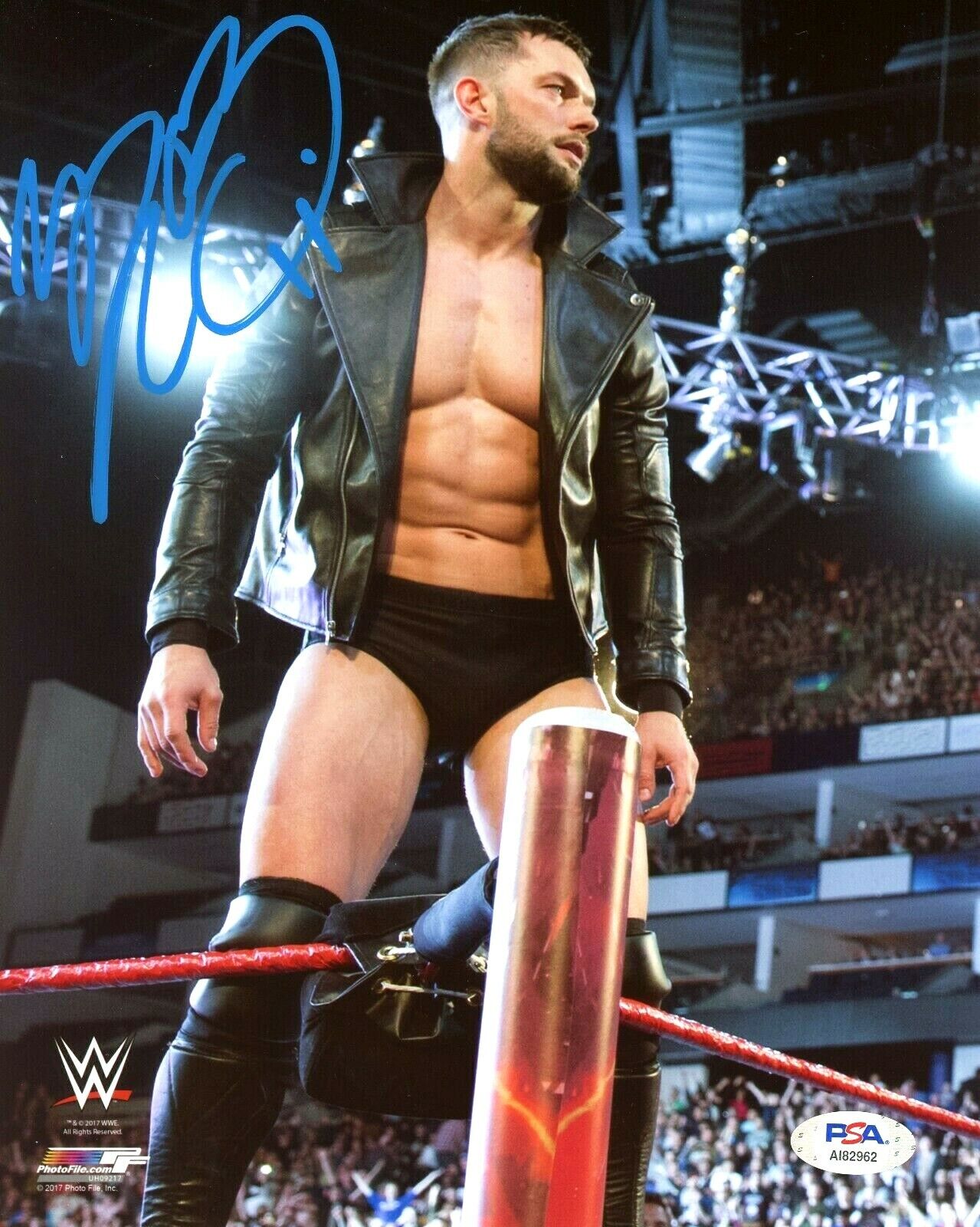 WWE FINN BALOR HAND SIGNED AUTOGRAPHED 8X10 Photo Poster painting WITH PROOF AND PSA DNA COA 10