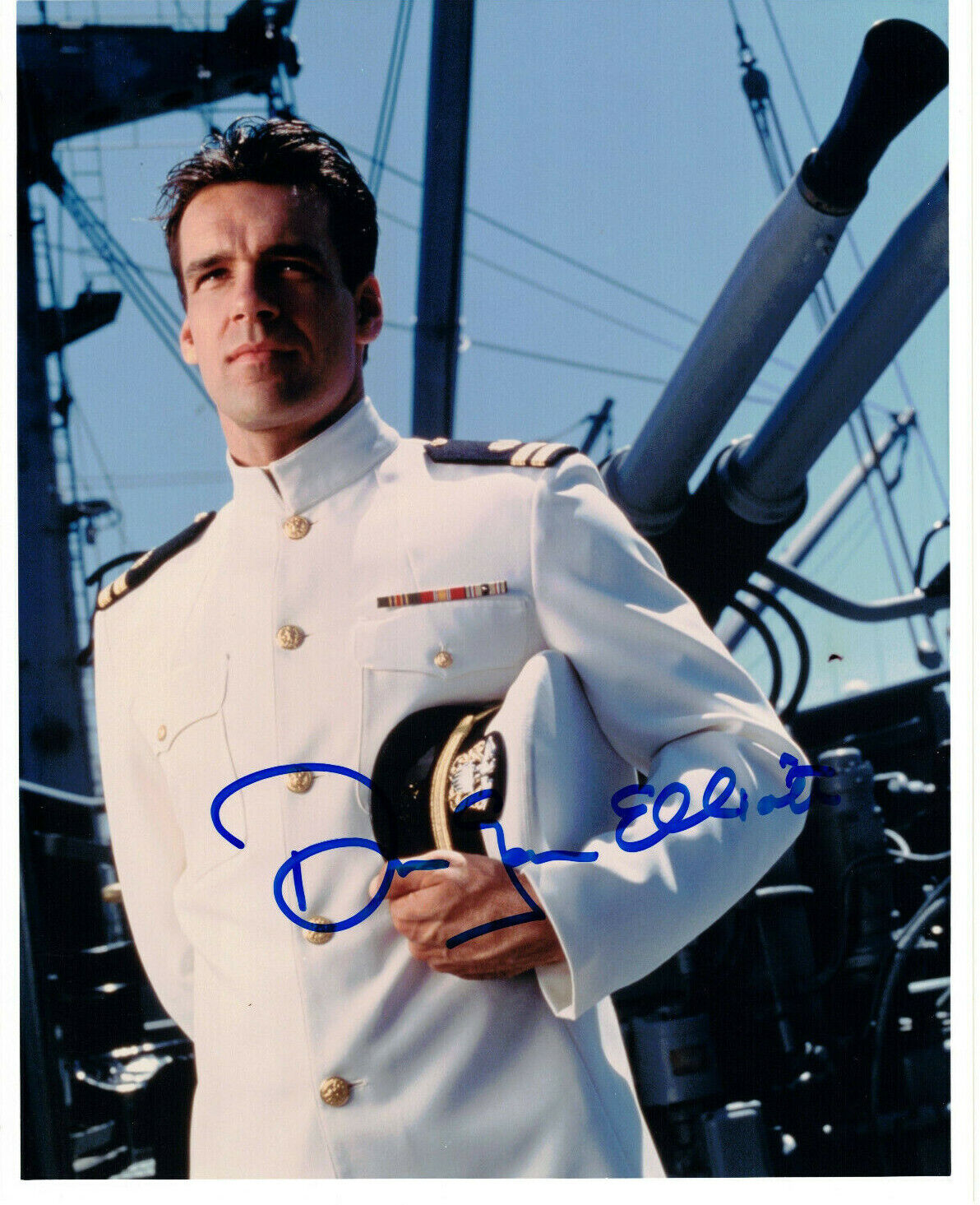 David James Elliott Authentic Signed 8x10 Photo Poster painting Autographed, JAG, Harmon Rabb