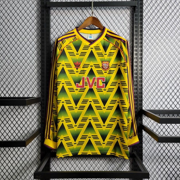 1991/1993 Retro Long Sleeve Arsenal Away Football Shirt 1:1 Thai Quality mysite