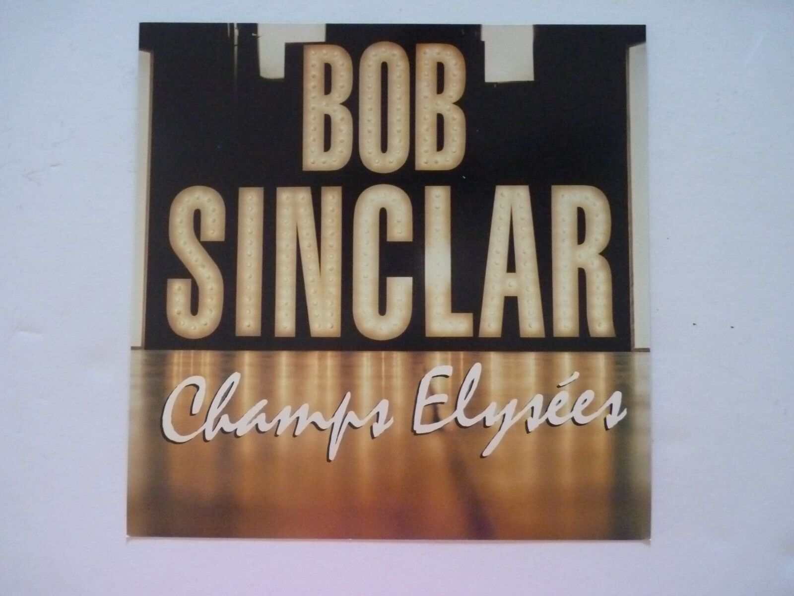 Bob Sinclar Champs Elysees LP Record Photo Poster painting Flat 12x12 Poster