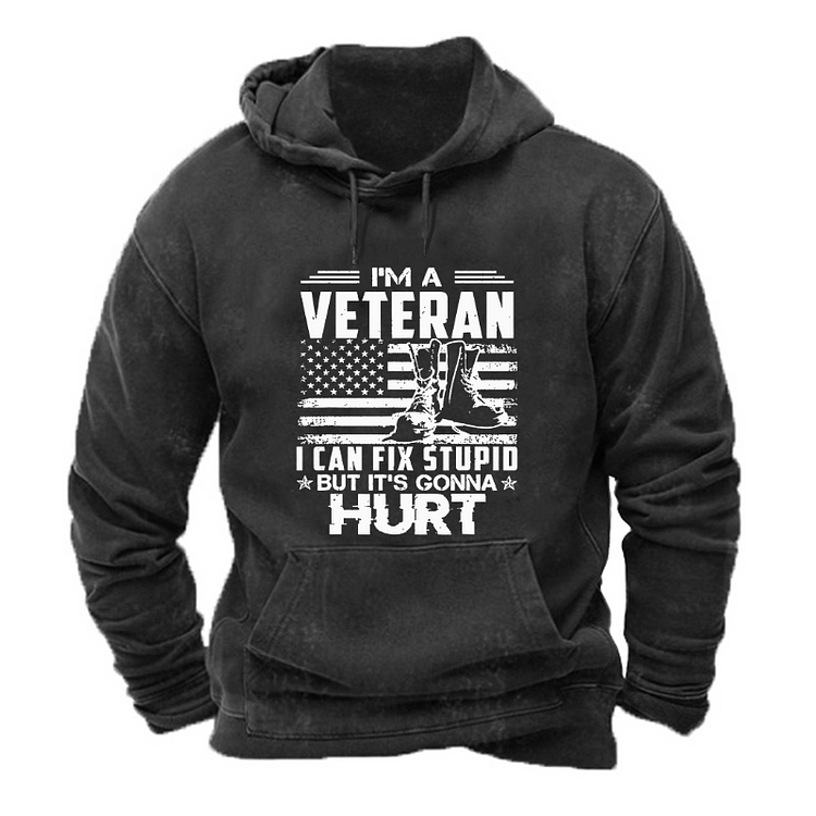 Never Underestimate An Old Man Vietnam Veteran Hoodie