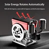 Car Aromatherapy Solar Engine Turbine Rotating Car Perfume Decoration