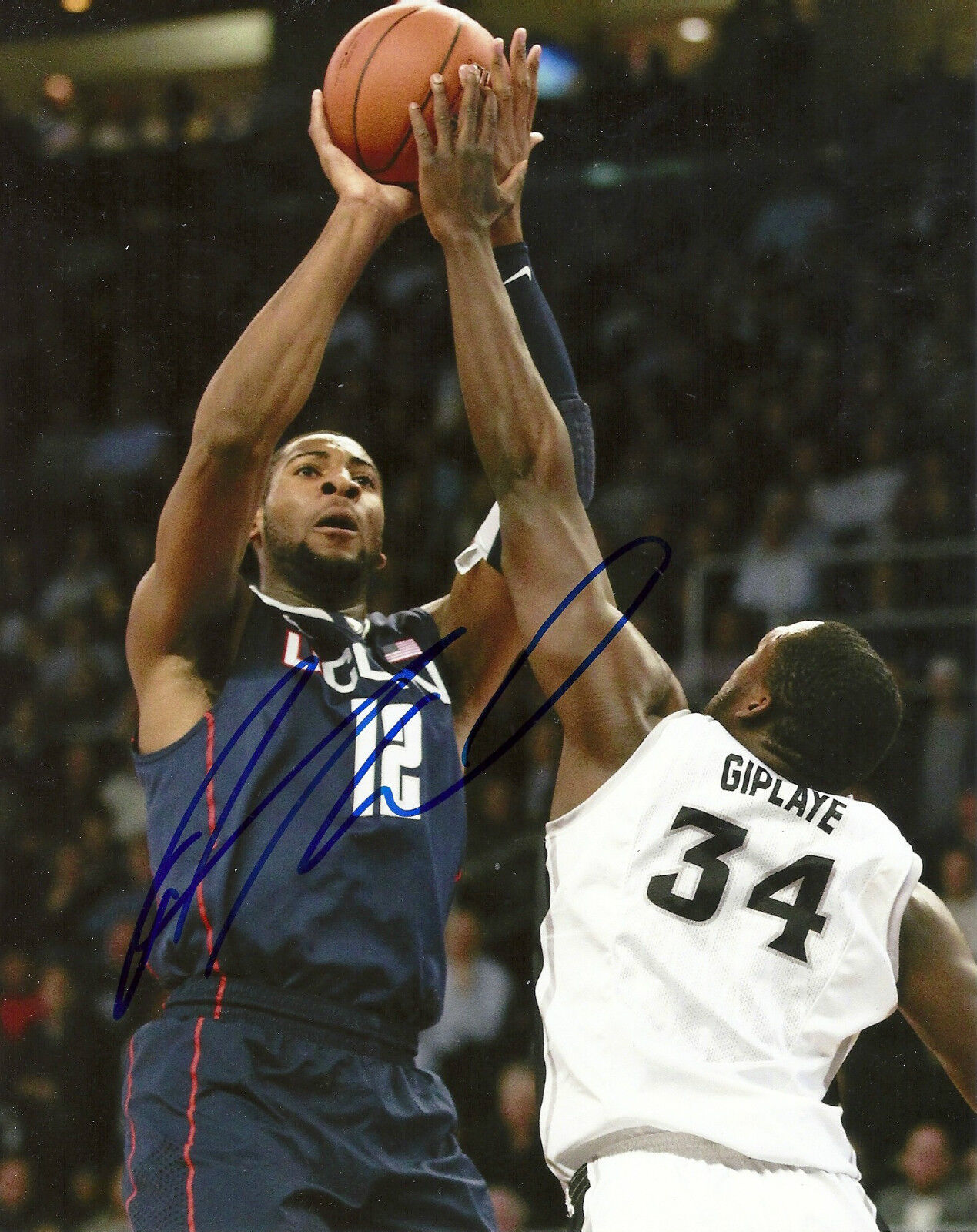 ANDRE DRUMMOND UCONN HUSKIES 2012 NBA DRAFT SIGNED 8X10 PICTURE 3