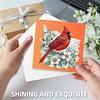 6pcs DIY Diamond Painting Greeting Card Set for Holiday Blessings Christmas Gift