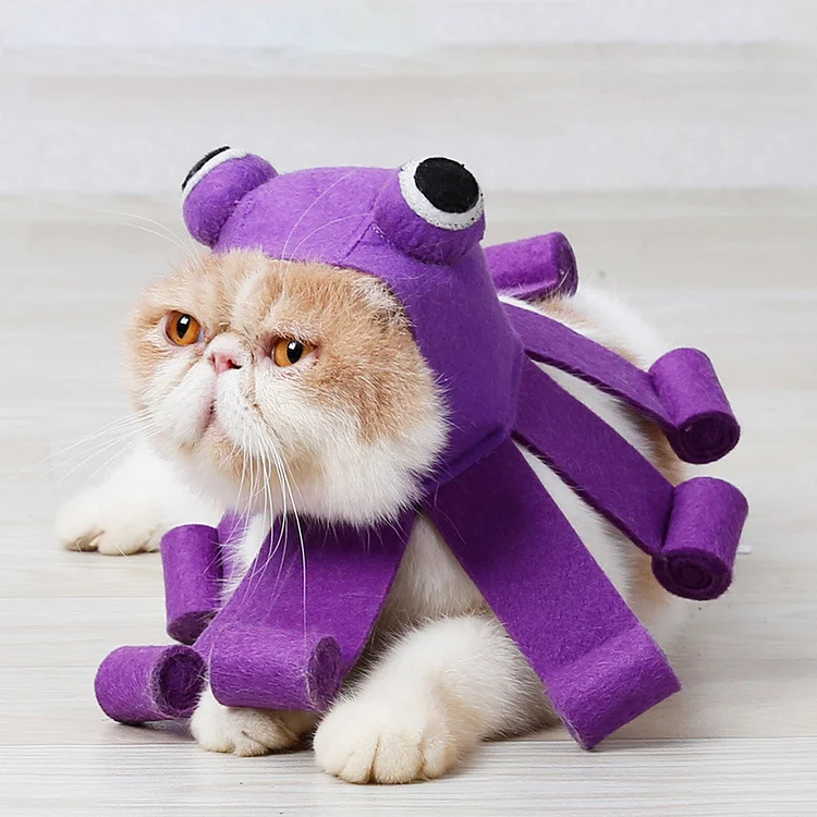 Cat Octopus Shape Dress Up Hat For Halloween, Christmas & Cosplay 1