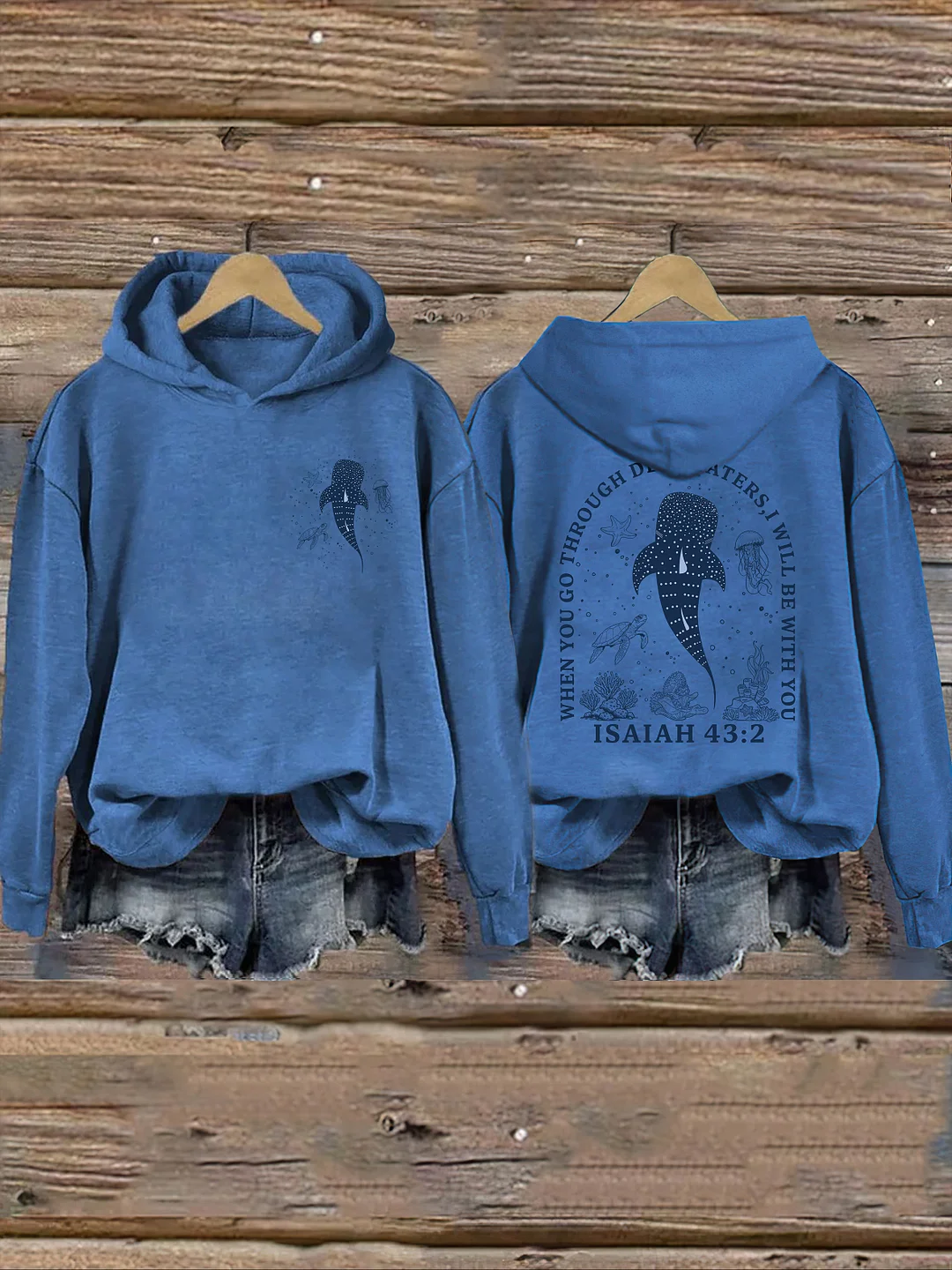 When You Go Through Deep Waters Hoodie