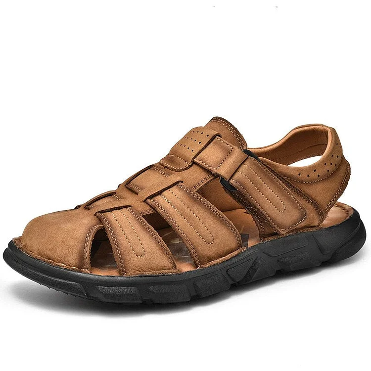 Lightweight Leather Men's Sandals Radinnoo.com