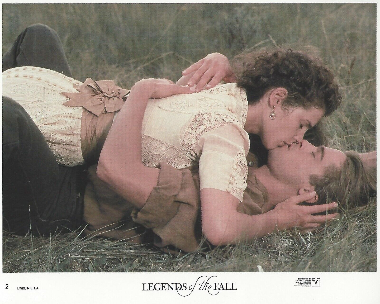 Legends Of The Fall Original 8x10 Lobby Card Poster 1994 Photo Poster painting #2 Brad Julia