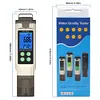 4 in 1 Digital Water Tester ORP/H2/PH Temp Meter for Hydroponics Pool Aquarium